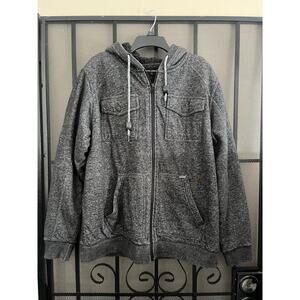 Ocean Current hoodie black large men